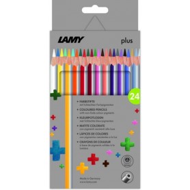 LAMY Crayon de couleur triangulaire plus, tui carton de 24