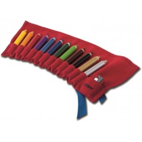LAMY Crayon de couleur 3-en-1 3plus, rouleau de 12