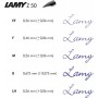 LAMY Plume de rechange Z50, F, noir