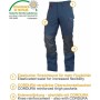 uvex Pantalon cargo regular fit suXXeed, bleu nuit,taille 38