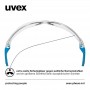 uvex Lunettes pheos nxt, teinte des verres: transparent