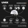 uvex Casque pheos S-KR Mips, taille 52-61 cm, blanc