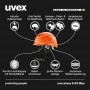 uvex Casque pheos S-KR Mips, taille 52-61 cm, orange