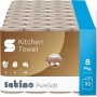 satino by wepa Rouleau de papier essuie-tout PureSoft marron