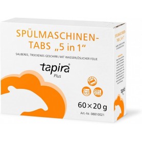 Tapira Plus Pastille pour lave-vaisselle 5 in 1, carton