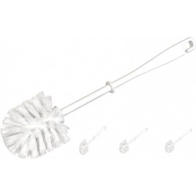 Peggy Perfect Brosse de toilettes, plastique, tte ronde,