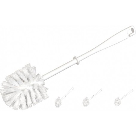 Peggy Perfect Brosse de toilettes, plastique, tte ronde,
