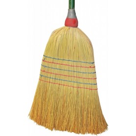 Peggy Perfect Balai paille de riz, manche en bois, 6 fils