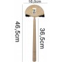 Peggy Perfect Brosse fentre demi-lune, crin de cheval