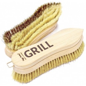 Peggy Perfect Brosse mtallique \"GRILL\", bois naturel