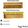 Peggy Perfect Brosse mtallique \"GRILL\", bois naturel