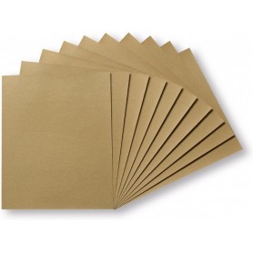 WESTEX Set de papier abrasif Flint, K80/100/120/180/240