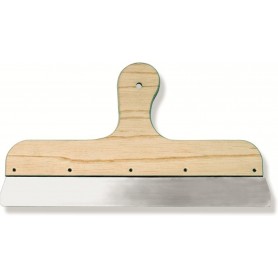 WESTEX Couteau enduire, acier, 400 mm, manche en bois