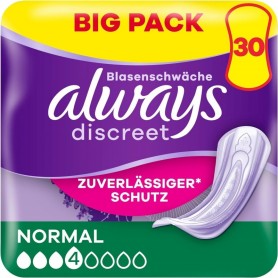 always discreet Serviette pour fuites urinaires Normal