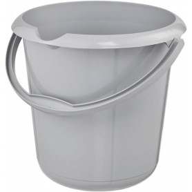 keeeper Seau \"mika eco\", rond, 10 litres, stone grey