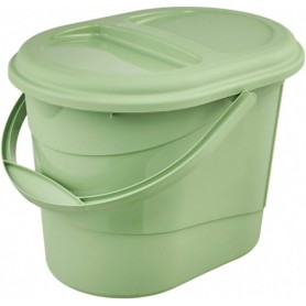keeeper Seau dchets bio \"elsa eco\" 13 litres, grass green