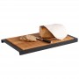 APS Plateau, mlamine, (L)670 x (H)380 mm, noir