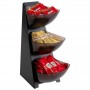 APS Distributeur portions MULTI-RACK, 3 tages, inox, noir