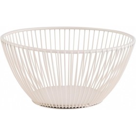 APS Corbeille pain & fruits SVART, rond, 175 mm, blanc