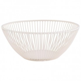 APS Corbeille pain & fruits SVART, rond, 200 mm, blanc