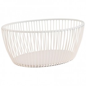 APS Corbeille pain & fruits SVART, ovale, blanc