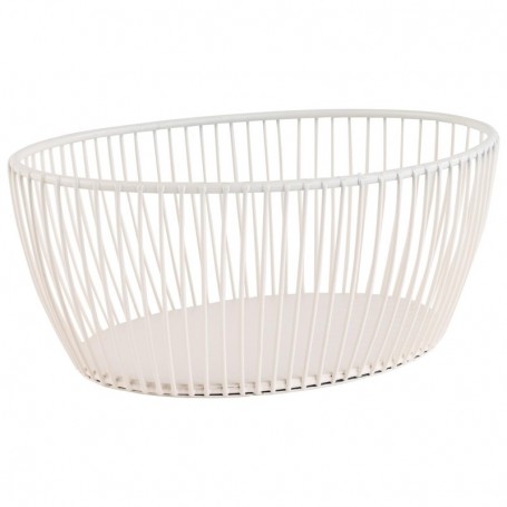 APS Corbeille pain & fruits SVART, ovale, blanc