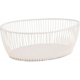APS Corbeille pain & fruits SVART, ovale, blanc