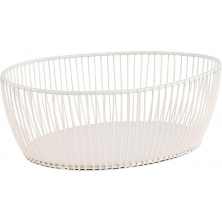 APS Corbeille pain & fruits SVART, ovale, blanc