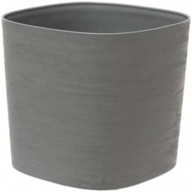 tera Pot de fleurs \"Capri\", largeur: 190 mm, fog grey