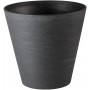 tera Pot de fleurs \"Hoop\", diamtre: 160 mm, black