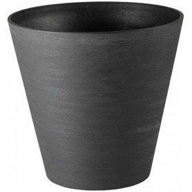 tera Pot de fleurs \"Hoop\", diamtre: 200 mm, black