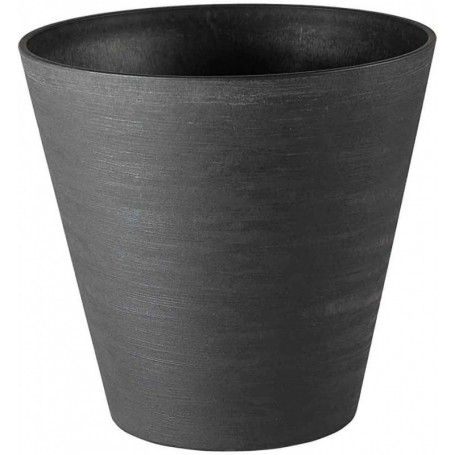 tera Pot de fleurs \"Hoop\", diamtre: 200 mm, black