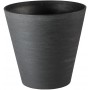 tera Pot de fleurs \"Hoop\", diamtre: 200 mm, black