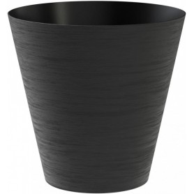 tera Pot de fleurs \"Hoop\", diamtre: 250 mm, black