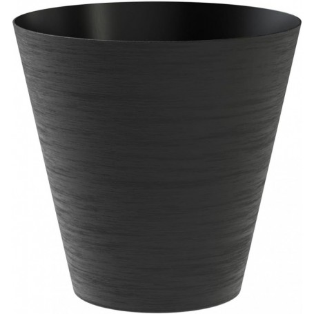 tera Pot de fleurs \"Hoop\", diamtre: 250 mm, black