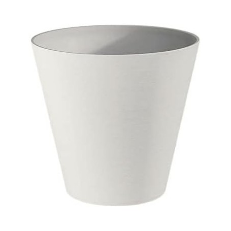 tera Pot de fleurs \"Hoop\", diamtre: 250 mm, fog grey