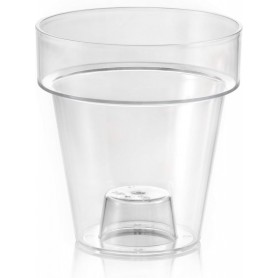 tera Pot de fleurs \"Porto 16\", transparent