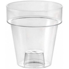 tera Pot de fleurs \"Porto 16\", transparent