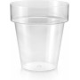 tera Pot de fleurs \"Porto 16\", transparent