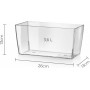 tera Pot de fleurs \"Coimbra 25\", transparent