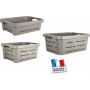 EDA Module de classement STONE, A5, 3 tiroirs, PP, noir