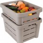 EDA Module de classement STONE, A5, 3 tiroirs, PP, noir