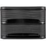 EDA Module de classement STONE, 2 tiroirs, PP, noir