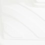 EDA Pied de parasol, plastique, carr, (L)565 mm, blanc