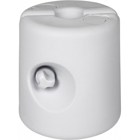 EDA Pied pour tonnelle, plastique, remplir, blanc
