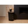EDA Bac pour granuls de bois, 70 litres, noir