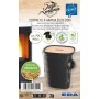 EDA Bac pour granuls de bois, 70 litres, noir