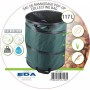 EDA Sac de jardin POP UP, 117 litres, polyester, vert fonc