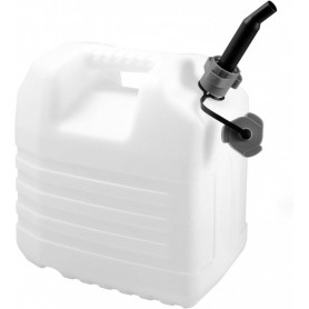 EDA Jerrican, 5 litres, avec bec verseur, blanc