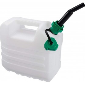 EDA Jerrican, 20 litres, avec bec verseur, blanc